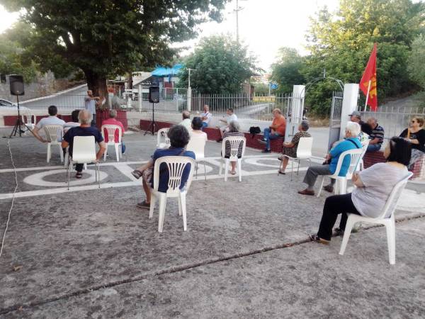 Εκδήλωση του ΚΚΕ για το αντιπλημμυρικό της Καλαμάτας