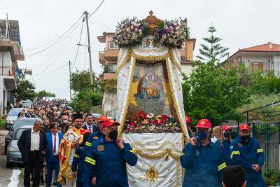 Τιμήθηκε η γιορτή της Παναγίας Πεταλιδιώτισσα