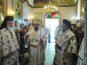 Στη γιορτή του Αγ. Νικήτα στη Νίσυρο ο Μεσσηνίας Χρυσόστομος