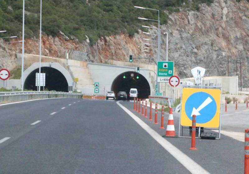 Κυκλοφοριακές ρυθμίσεις στη σήραγγα Στέρνας