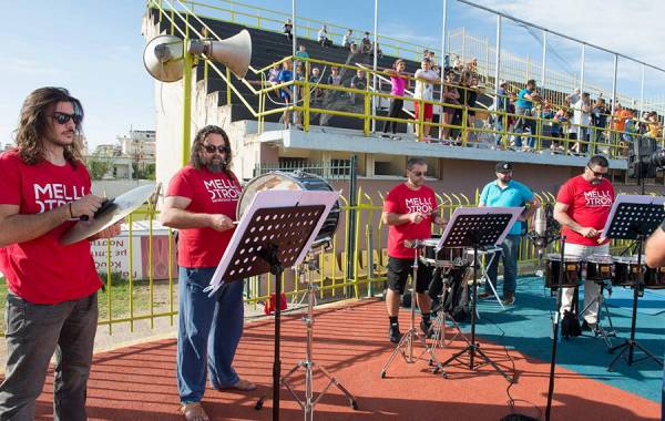 Καλαμάτα: Το μουσικό σχήμα “Mellotron drumline” στους αναπτυξιακούς αγώνες στίβου