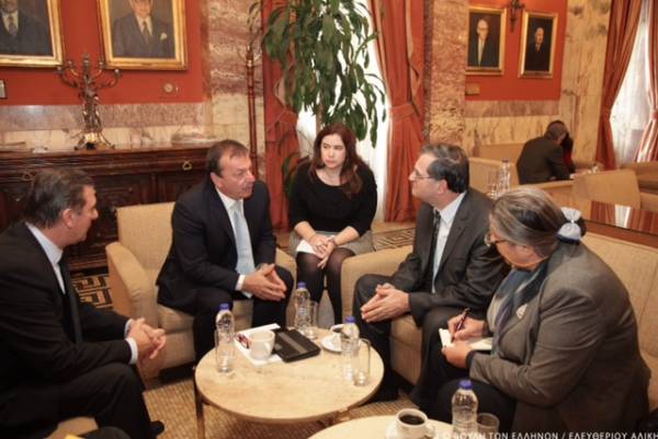 Με τον πρέσβη της Βοσνίας - Ερζεγοβίνης στην Ελλάδα συναντήθηκε ο Δημ. Σαμπαζιώτης