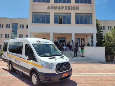 Δωρεά βαν από τους “Lions” για το ΚΔΑΠΜΕΑ Δήμου Καλαμάτας