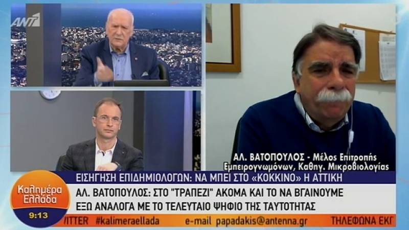 Α. Βατόπουλος: Πιθανή η κυκλοφορία με βάση την ταυτότητα (Βίντεο)