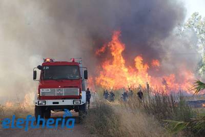 Υψηλός κίνδυνος πυρκαγιάς και σήμερα στη Μεσσηνία