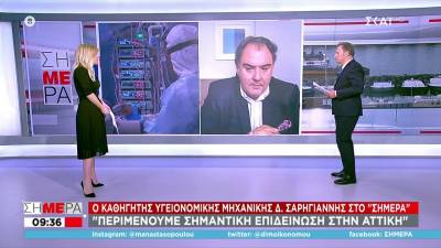 Σαρηγιάννης: 4.000 νεκροί από κορονοϊό έως τέλος του χρόνου (βίντεο)