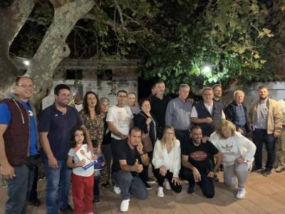 Περιοδεία Κατρίτση σε χωριά του Αετού