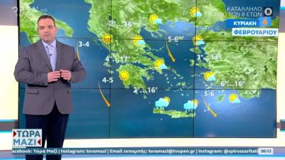 Ανοιξιάτικος καιρός με ηλιοφάνεια και άνοδο της θερμοκρασίας (Βίντεο)