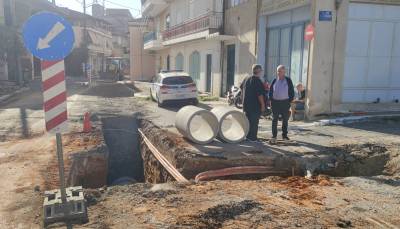 Σε εξέλιξη έργα στο κέντρο της Μεσσήνης