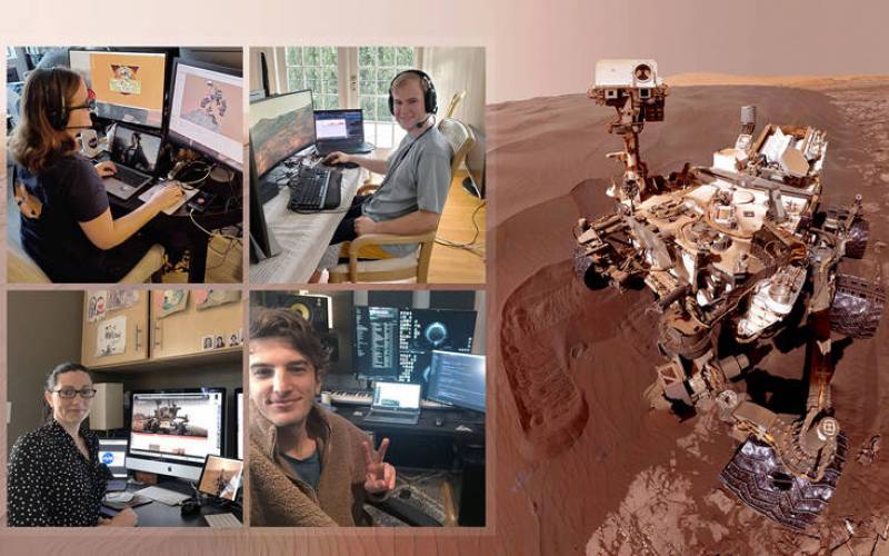 Κορονοϊός: Ακόμα και η NASA μένει σπίτι - Καθοδηγεί το Curiosity στον Άρη