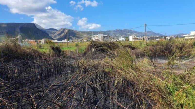 Ηράκλειο: Σύλληψη ενός άνδρα ως υπαίτιου για την φωτιά στο Καταλαγάρι