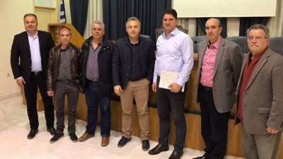 Στο επίκεντρο της συνάντησης Αθανασόπουλου - Ξυγκώρου η επιχειρηματικότητα στη Μεσσήνη