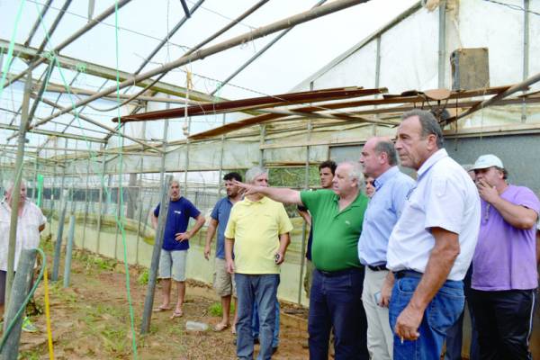 Επίσκεψη Κουρεμπέ στην Τριφυλία: Αναζήτηση λύσεων για  τις ανασφάλιστες καλλιέργειες