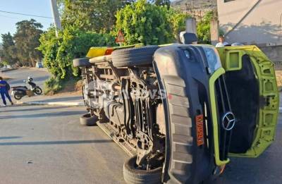 Χανιά: Θανατηφόρο τροχαίο με ασθενοφόρο - Ενας νεκρός και δύο τραυματίες (βίντεο)