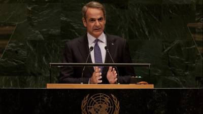 Μητσοτάκης στη ΓΣ του ΟΗΕ: Προτεραιότητα στη θαλάσσια ασφάλεια, μηνύματα για Κύπρο, Τουρκία και αυστηρή ρύθμιση της ΤΝ