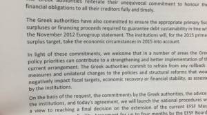Eurogroup: Δείτε το έγγραφο της συμφωνίας