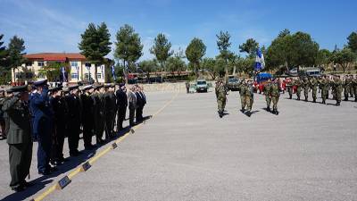 Καλαμάτα: Το 9ο Σύνταγμα Πεζικού γιόρτασε τον Άγιο Γεώργιο