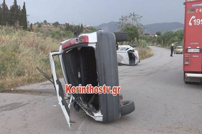Κόρινθος: Σε τροχαίο κατέληξε άγριο κυνηγητό ανάμεσα σε εν διαστάσει συζύγους (vids)