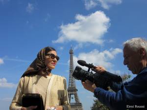 Στο Παρίσι με τη Μυρτώ Καμβυσίδη τα γυρίσματα για την Κάλλας
