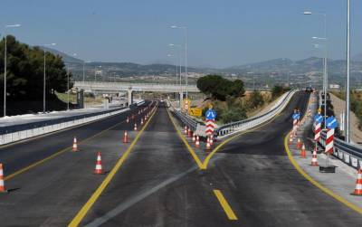Προσωρινές κυκλοφοριακές ρυθμίσεις στον αυτοκινητόδρομο Κορίνθου - Πατρών