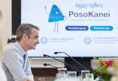 Μητσοτάκης για Posokanei: H αγορά γνωρίζει πλέον ότι οι τιμές συγκρίνονται καθημερινά