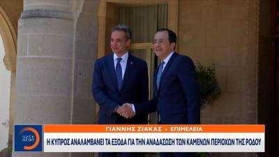 Η Κύπρος αναλαμβάνει τα έξοδα για την αναδάσωση των καμένων περιοχών της Ρόδου