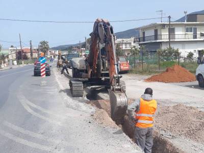 Εργα ύδρευσης σε Καίσαρη και Ασπρόχωμα (βίντεο)