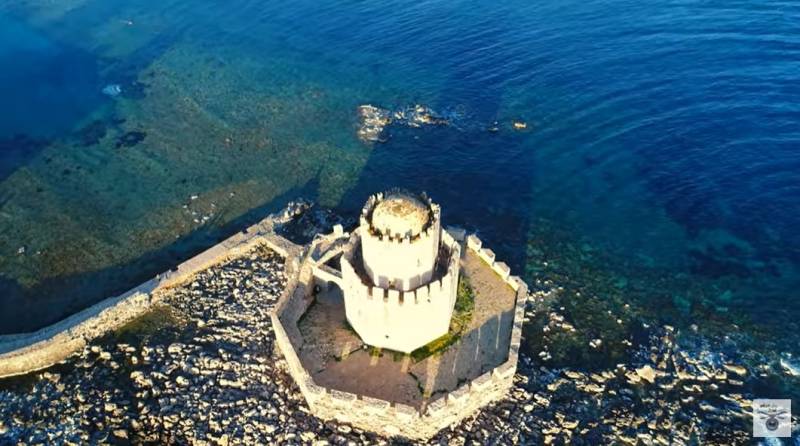 Το μεσαιωνικό κάστρο της Μεθώνης από ψηλά (Βίντεο)