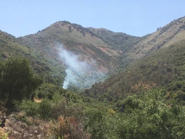 Κυπαρισσία: Πυρκαγιά στην περιοχή Μπλεμενιάνοι