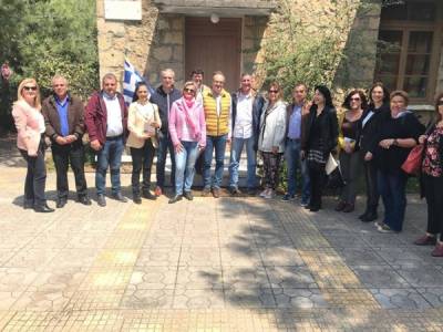 Επίσκεψη Κοσμόπουλου στη Μικρή Μαντίνεια