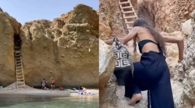 Η πιο επικίνδυνη παραλία στο Αιγαίο - «Η κάθοδος γίνεται με δική σας ευθύνη» (Βίντεο)