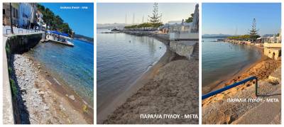 Διευκρινήσεις Καρβέλα για την παραλία της Πύλου