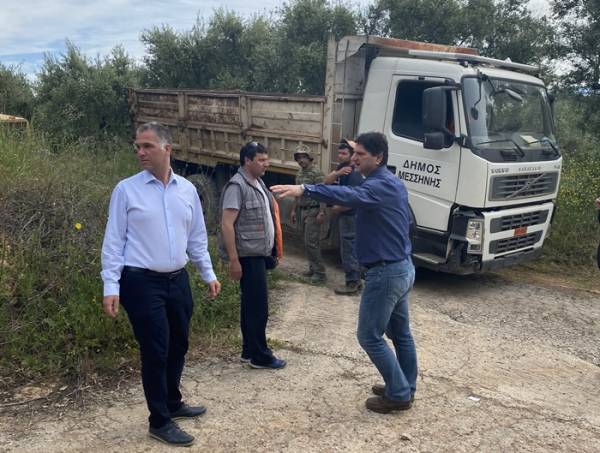 Εντατικοί ρυθμοί στα έργα αγροτικής οδοποιίας στο Δήμο Μεσσήνης