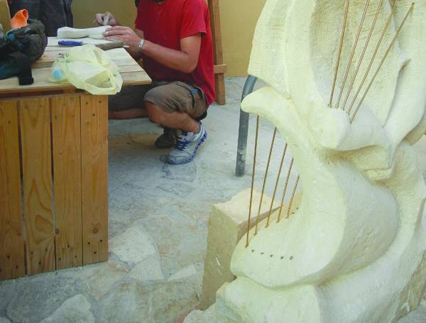 Εργαστήρι κατασκευή αντίγραφων γλυπτών στο Καλλιτεχνικό Στέκι