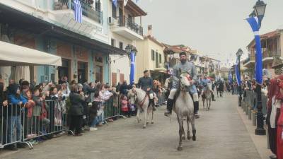 Η αναπαράσταση απελευθέρωσης της Αρκαδιάς (βίντεο)