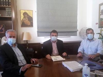 Στον Πύργο ο Αντωνόπουλος για συνεργασία Μεσσηνίας - Ηλείας