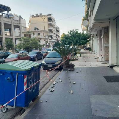 Κατέρρευσε τμήμα τσιμέντου