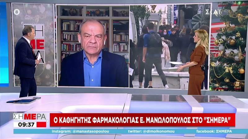 Μανωλόπουλος: Περιμένουμε αποκλιμάκωση στα κρούσματα μέσα στον Ιανουάριο (Βίντεο)