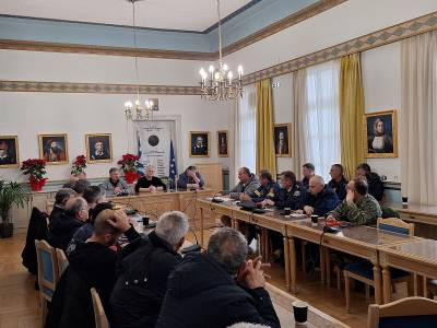 Συνεδρίασε το Συντονιστικό της Περιφέρειας ενόψει της κακοκαιρίας