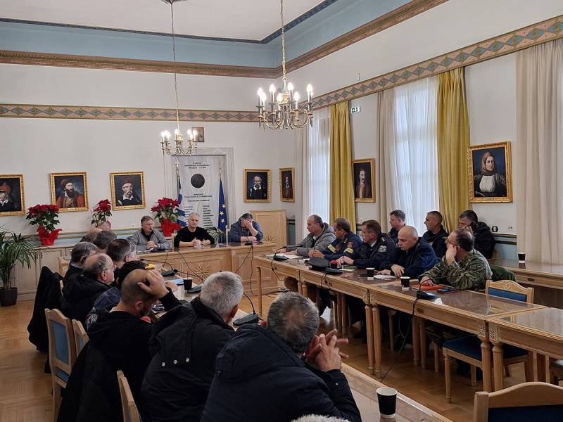 Συνεδρίασε το Συντονιστικό της Περιφέρειας ενόψει της κακοκαιρίας