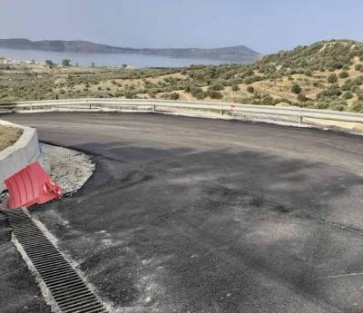 Αποκατάσταση του δρόμου Πύλας - Γιάλοβα μετά την κατολίσθηση