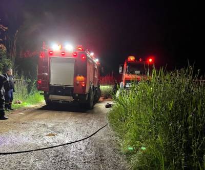 Η ομάδα ΟΑΚ 4x4 Μεσσηνίας σε πυρκαγιά στο Μπουρνιά