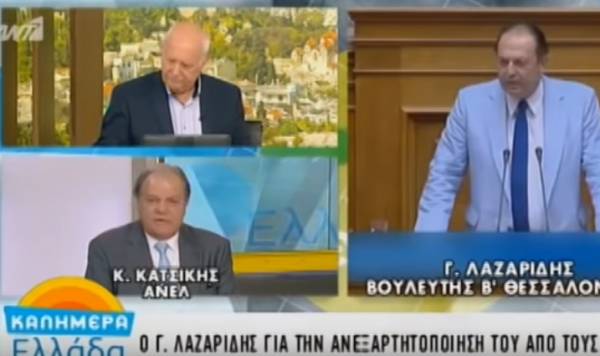 Άγριος καβγάς Λαζαρίδη-Κατσίκη στην εκπομπή &quot;Καλημέρα Ελλάδα&quot; (Βίντεο)