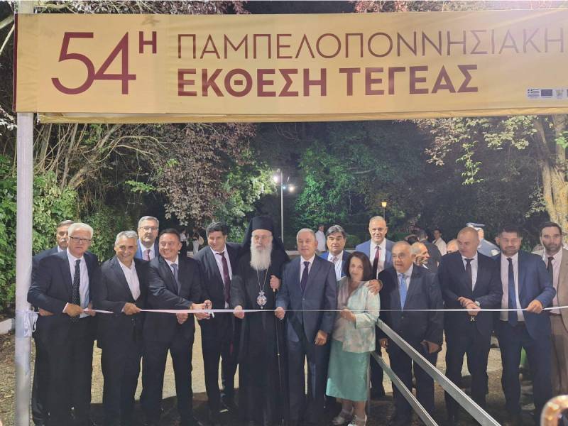 Εγκαινιάστηκε η 54η Παμπελοποννησιακή Εκθεση Τεγέας
