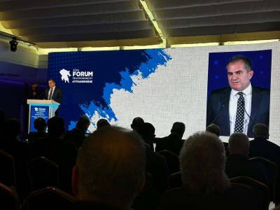 O Θανάσης Βασιλόπουλος στο 3ο Forum για την Αυτοδιοίκηση στη Σπάρτη