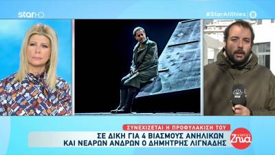Δημήτρης Λιγνάδης: Σε δίκη για τέσσερις βιασμούς (Βίντεο)
