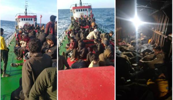 Τουρκικό πλοίο με 400 μετανάστες στην Κρήτη: Ενημέρωση Frontex και Κομισιόν για επιστροφή σε Τουρκία