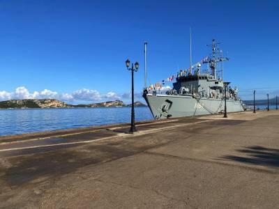 Μεσσηνία: Στην Πύλο το ναρκοθηρευτικό "Καλυψώ" για την 25η Μαρτίου