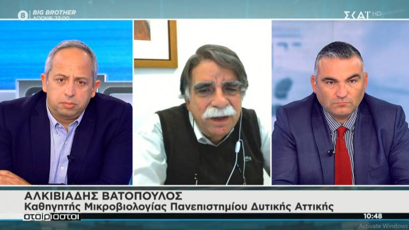 Βατόπουλος: Πιθανή άρση του lockdown σε διαφορετικές ημερομηνίες από περιοχή σε περιοχή