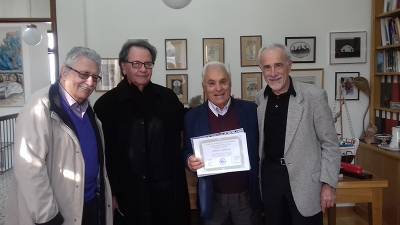 Επίτιμο μέλος του Συλλόγου Φίλων Κάστρου Μεθώνης ο Πέτρος Θέμελης